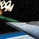 Darth Vader's Super Star Destroyer, the Executor, opens fire on an enemy smuggler ship.